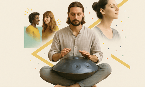 Handpan instrument close-up - Handpan Training in Rishikesh